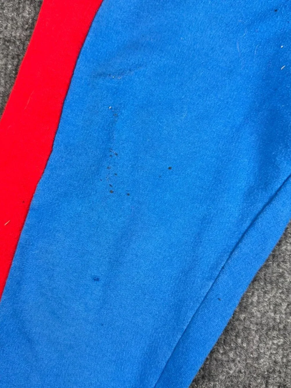 Marvel Spider-Man Boys Blue Red Jogger Sweatpants Size 4T Kids Joggers Stained